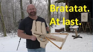 A Dream Came True: Home Made Full Auto Crossbow!