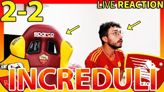 INCREDULI... ROMA-SALERNITANA 2-2 [LIVE REACTION]