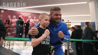 Церемония взвешивания совместного турнира Fight Nights Global и Golden Team Championship.