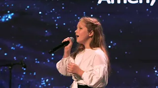 UNBELIEVABLE  Lily Chekhovskyy Performance 11 years old - The Blessings (cover)