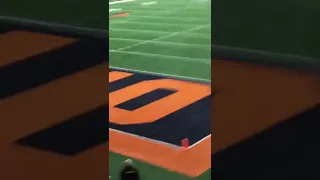 Syracuse football running out vs. Wagner