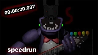 FNaF HW Android Bonnie's Speedrun (20.037 Seconds)