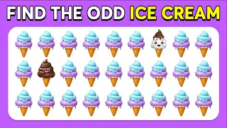 Find the ODD One Out | Sweets and Drinks Emoji Quiz 🍧🥤 Easy, Medium, Hard | Quiz Galaxy