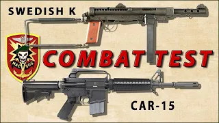 Swedish K vs CAR-15 Combat Test