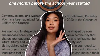 that time uc berkeley rescinded my admission one month before move-in day STORY TIME GRWM