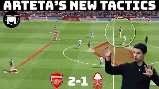 Tactical Analysis : Arsenal 2-1 Nottingham Forrest | Arteta's Fluid Back Three  |