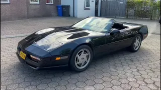 Chevrolette Corvette 5.7 V8 1989 C4 Convertible Exhaust + Quick Walk Around