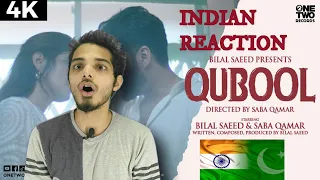 Qubool || Bilal saeed and saba qamar || indian reaction