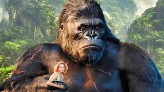 غوريلا عملاقة بتنقذ بنت جميلة من الموت وبتقع فى حبها ! ملخص فيلم King Kong