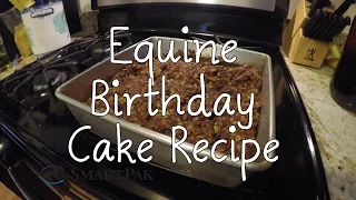 SmartRecipe: Equine birthday cake