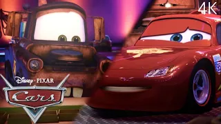 Mater Tries the 'Free Pistachio Ice Cream' | Pixar Cars 4K