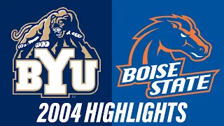 #21 Boise State vs BYU 2004 Highlights
