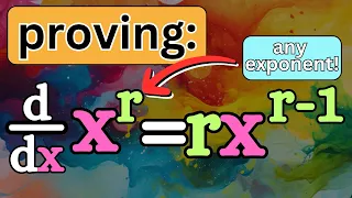 proving the power rule for any exponent!!