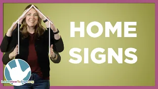 25 ASL Signs Around the Home