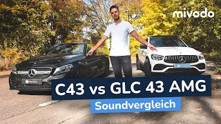 Mercedes-AMG GLC 43 vs C43 Cabrio (2021) Soundvergleich - Welcher klingt besser?