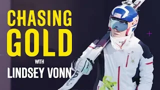 Lindsey Vonn Races In Final Downhill Training Session | Chasing Gold | Pyeongchang 2018 | Eurosport