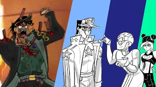 Jotaro's Willpower Comparison - (JJBA Comic Dub)