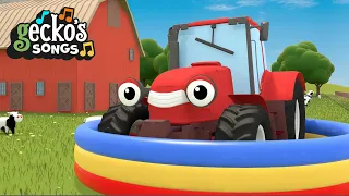 Tractor Videos For Kids | Nursery Rhymes & Kids Songs | Gecko's Garage | Trucks For Children