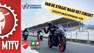 Met een straatmotor op Assen rijden.. kan dat? / Ducati Multistrada V2S / Motor Test TV / 2023