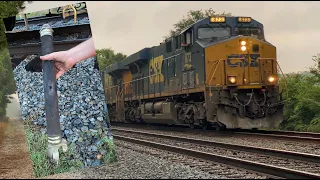 CSX M409 Blows an Air Hose and Goes into Emergency