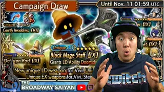 Dissidia Final Fantasy: Opera Omnia VIVI LD PULLS!! HAS LUCK FINALLY TURNED AROUND!??