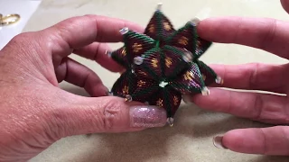 Beading Christmas Ornaments with Peyote