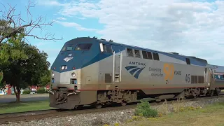 Railfanning Burlington, NC: Ft. AMTK46 & ACWR Private Car