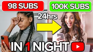 How To Grow 100k Subscribers on YouTube OVERNIGHT (NEW SECRET TO GET SUBSCRIBERS FAST in 2024)