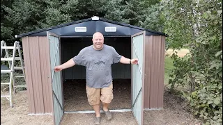 PatioWell  Metal Shed Assembly  10'x10'