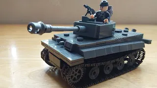 REVIEW LEGO xe tăng Tiger 1 của phát xít đức  REVIEW LEGO tank Tiger 1 WW2 bricks