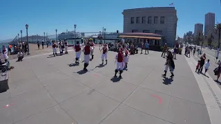 Three Musketeers - Berkeley Morris at the San Francisco Ferry Building, May 12 2018