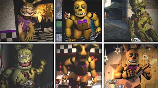 [FNAF] Springtrap/Spring Bonnie Tape Compilation!! - FNAF1 to FNAF VR