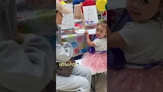 NATTI NATASHA ENSEÑA A SU HIJA VIDA ISABELLE A PINTAR POR PRIMERA VEZ Y PASÓ ESTO 😱 #shorts