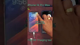 iPhone 14 Pro Max Charging test | 0 To 100 % charging test | wait for end | Mr tech Unboxing#shorts