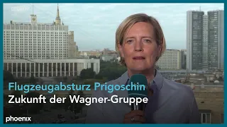 ARD-Korrespondentin Ina Ruck mit aktuellen Reaktionen zum Flugzeugabsturz in Russland