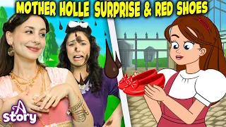 Mother Holle's Surprise & Red Shoes | Cartoon Khani Urdu | A Story Urdu