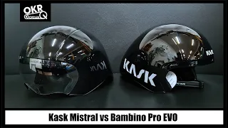 The fastest TT helmets on the market: Kask Mistral vs Bambino Pro EVO