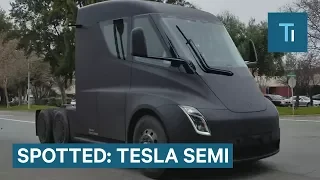 A Tesla Semi Was Spotted On A Public Road — Here's An Update On The Truck