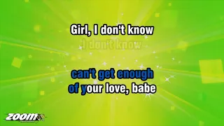 Barry White - Can't Get Enough Of Your Love Babe - Karaoke Version from Zoom Karaoke