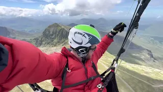 XC Paragliding Snowdonia - Moel Eilio to Blaenau Ffestiniog