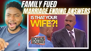 🇬🇧BRIT Reacts To FAMILY FEUD - MARRIAGE ENDING ANSWERS!