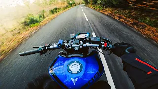 First Ride Symphony! | YAMAHA MT-09 AKRAPOVIC + QUICKSHIFTER [4K]