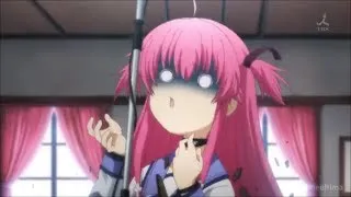 Angel Beats! *Yui Dies* "Death Metal"