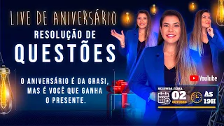LIVE #220 - NIVER DA GRASI - RESOLUÇÃO DE QUESTÕES - PORTUGUÊS
