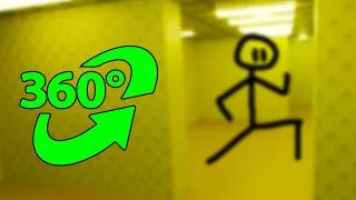 Backroom Stickman in the Backrooms - Part 3 360 VR | 360 BACKROOM