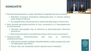 Majanduse Rahastamise Ülevaade 2022. Eesti Panga veebiseminar 16.02.2022