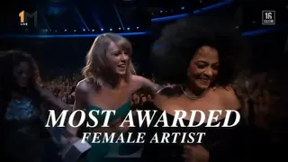 AMA'S Montage Of Taylor Swift's Achievements