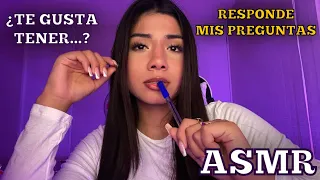 ASMR ESPAÑOL / Te HAGO una ENTREVISTA RANDOM de TRABAJO (voz normal) + MUY RELAJANTE