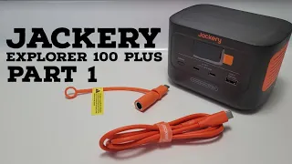 Jackery Explorer 100 plus review - Part 1 - Initial unboxing and tests