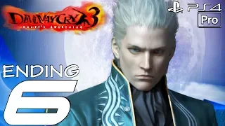 Devil May Cry 3 HD - Vergil Walkthrough Part 6 - Final Boss & Ending (Remaster) PS4 PRO